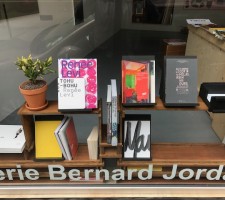 Aménagement et vitrine galerie Bernard Jordan